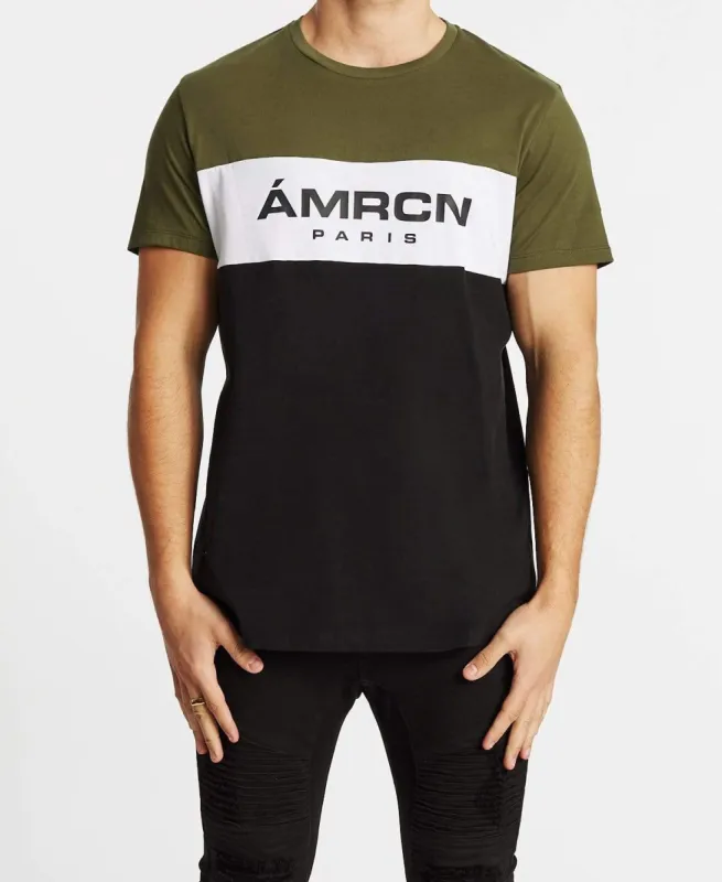 Combinaison Dual Curved T-Shirt Green/White/Black sold by Neverland