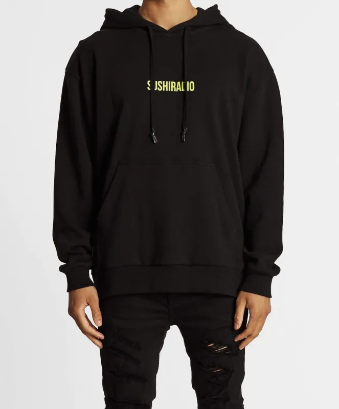 Nocturnal Relaxed Fit Hoodie Jet Black sold by Neverland