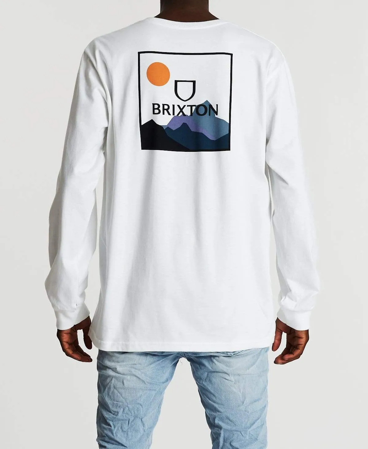 Alpha Square Long Sleeve Standard T-Shirt Mountain White sold by Neverland