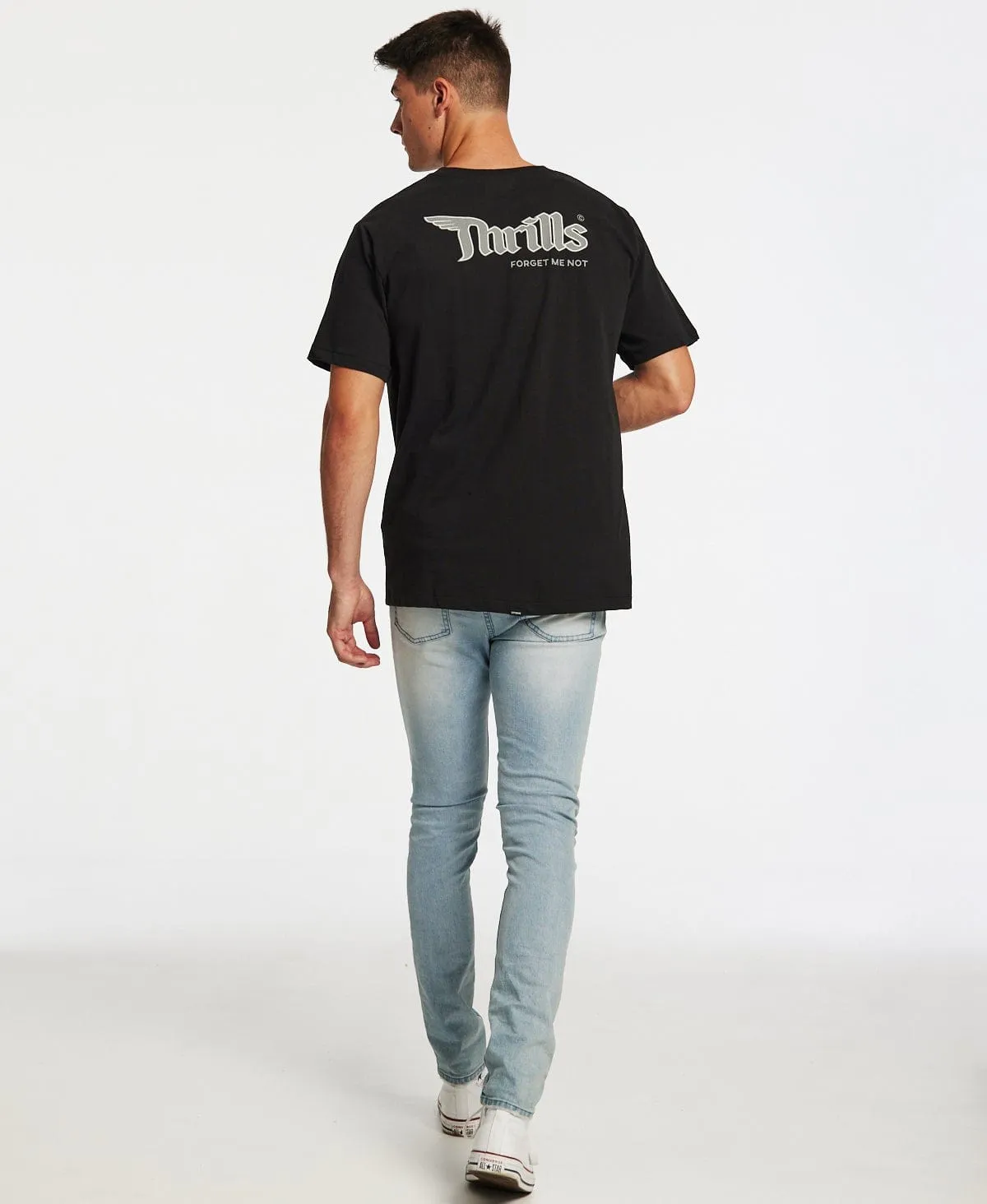 Forget Me Not Merch Fit T-Shirt Black sold by Neverland product image thumbnail 5