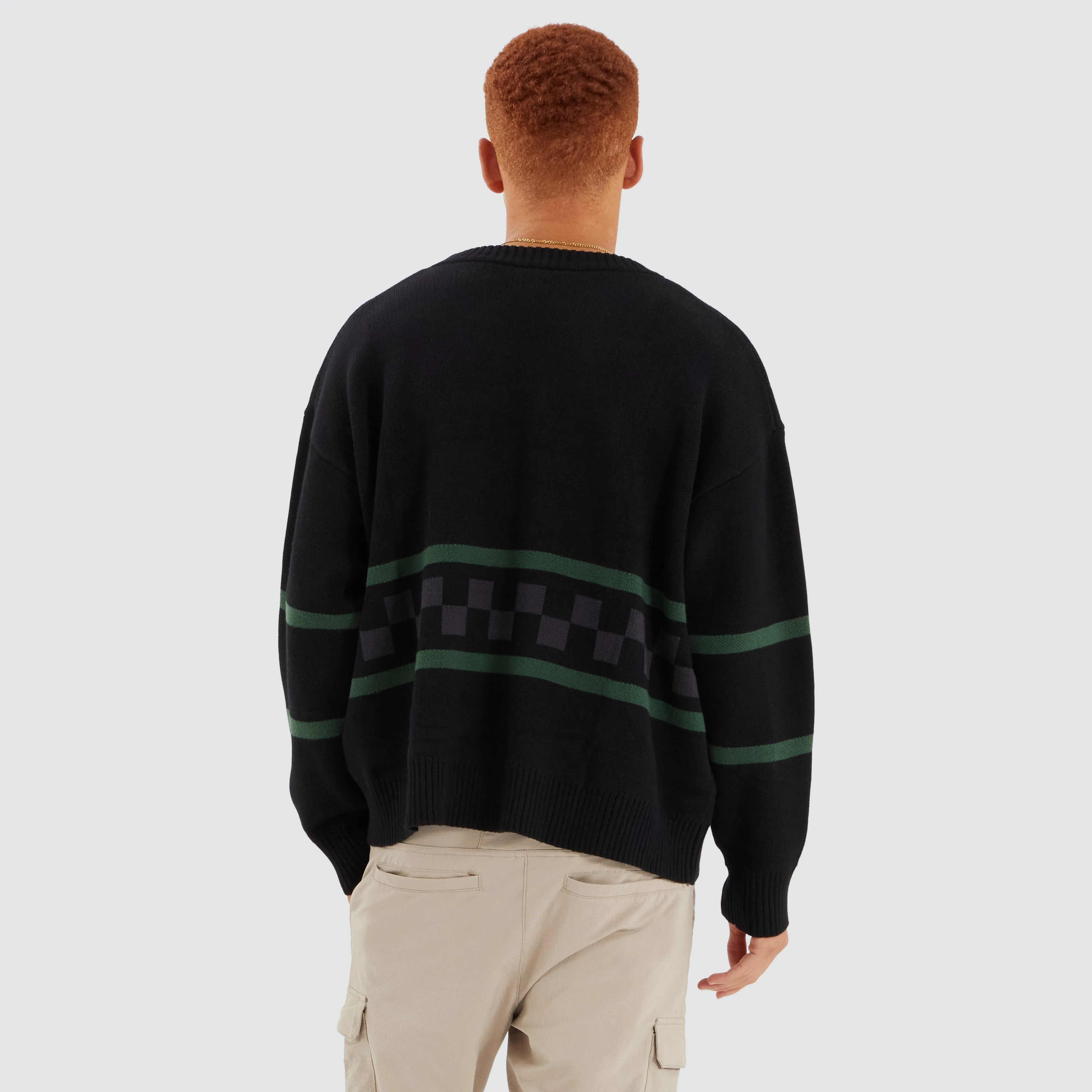 Median Relaxed Knit Jumper Jet Black sold by Neverland product image thumbnail 3