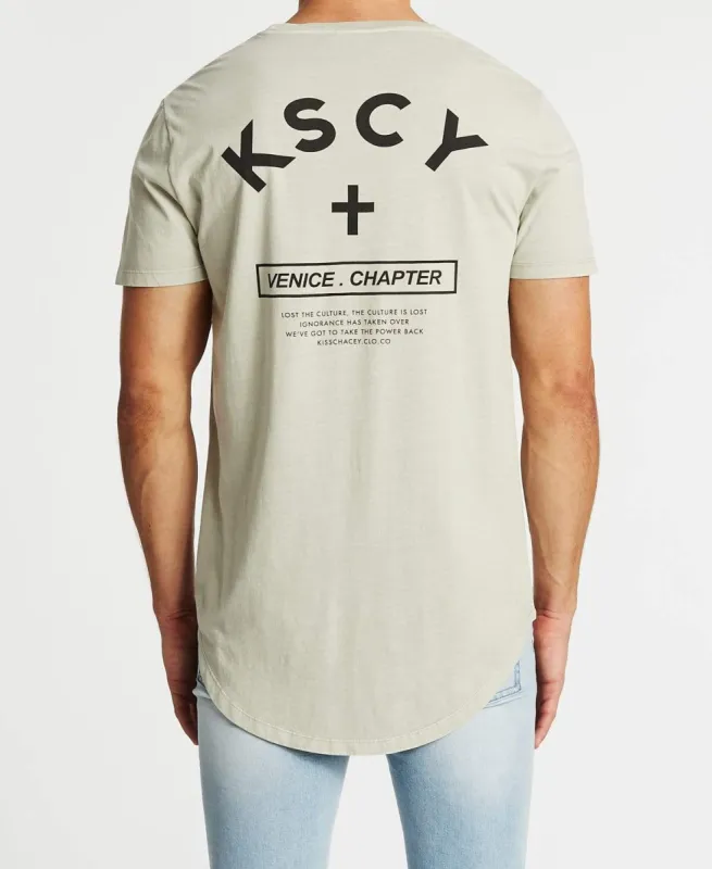 Venice Chapter Baseball T-Shirt Pigment Stone sold by Neverland