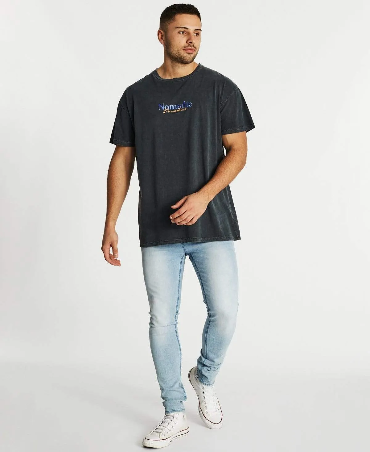 Wharf Relaxed T-Shirt Pigment Asphalt sold by Neverland product image thumbnail 4
