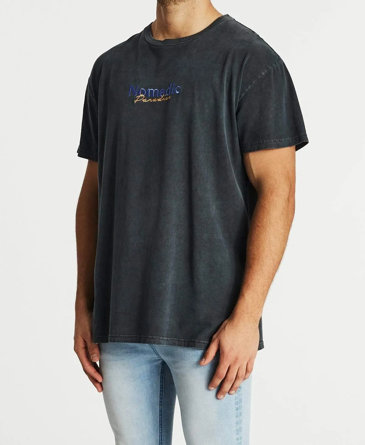 Wharf Relaxed T-Shirt Pigment Asphalt sold by Neverland product image thumbnail 3