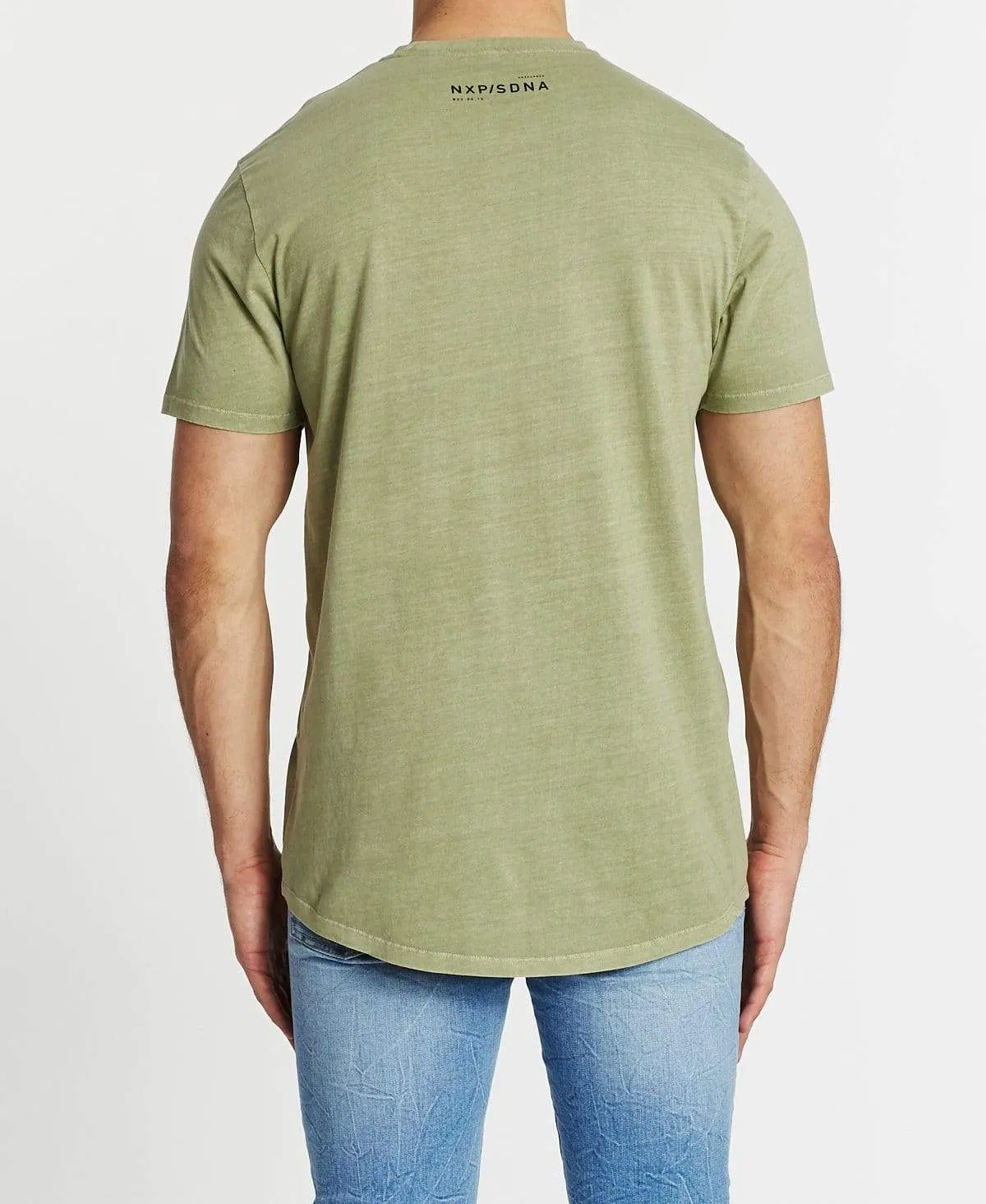 Unscarred Scoop Back T-Shirt Pigment Tea sold by Neverland product image thumbnail 2