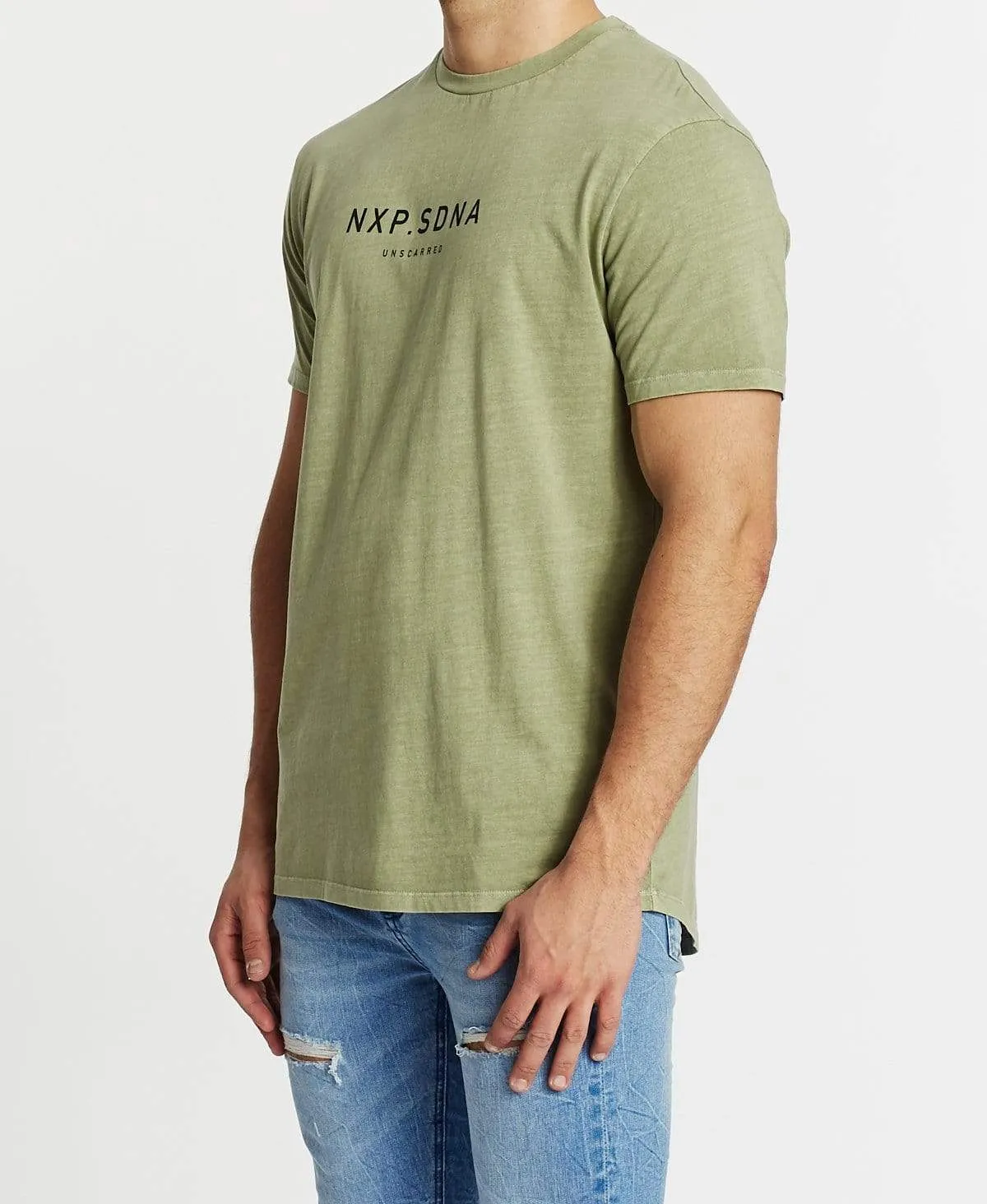 Unscarred Scoop Back T-Shirt Pigment Tea sold by Neverland product image thumbnail 3