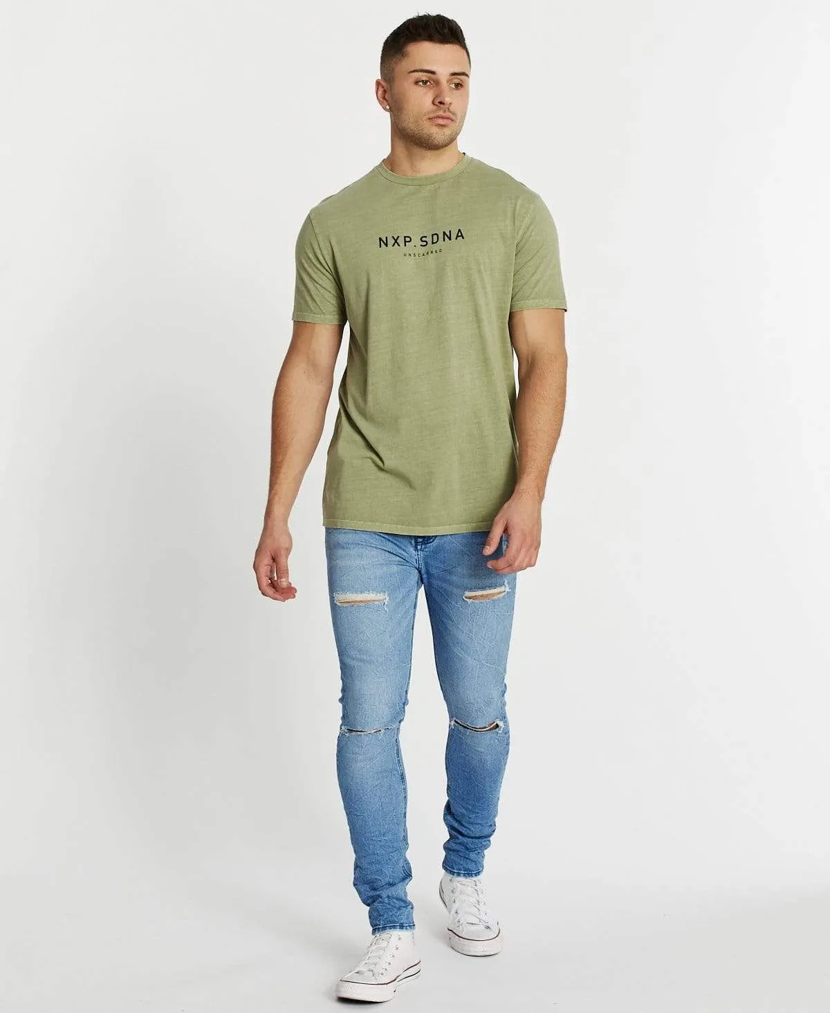 Unscarred Scoop Back T-Shirt Pigment Tea sold by Neverland product image thumbnail 4