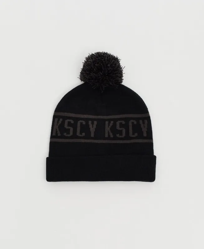 Breaker Pom Pom Beanie Black sold by Neverland