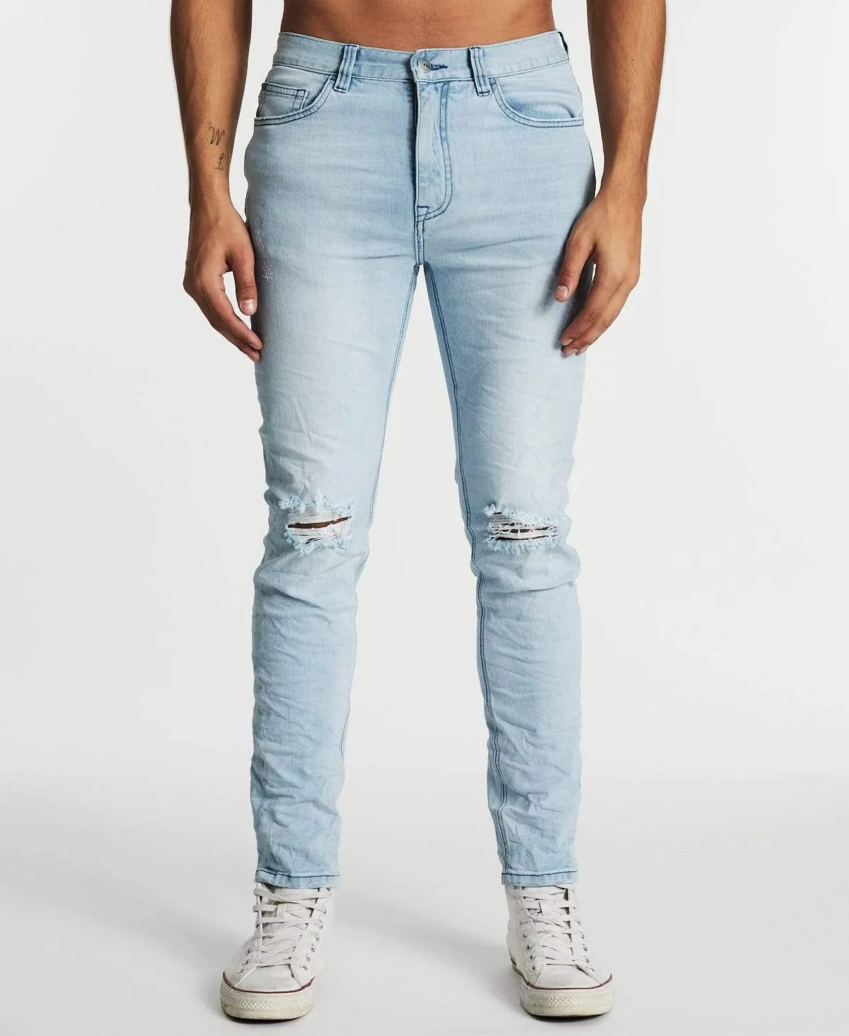 K2 Skinny Jeans Destroyed Defiance Blue sold by Neverland product image thumbnail 4