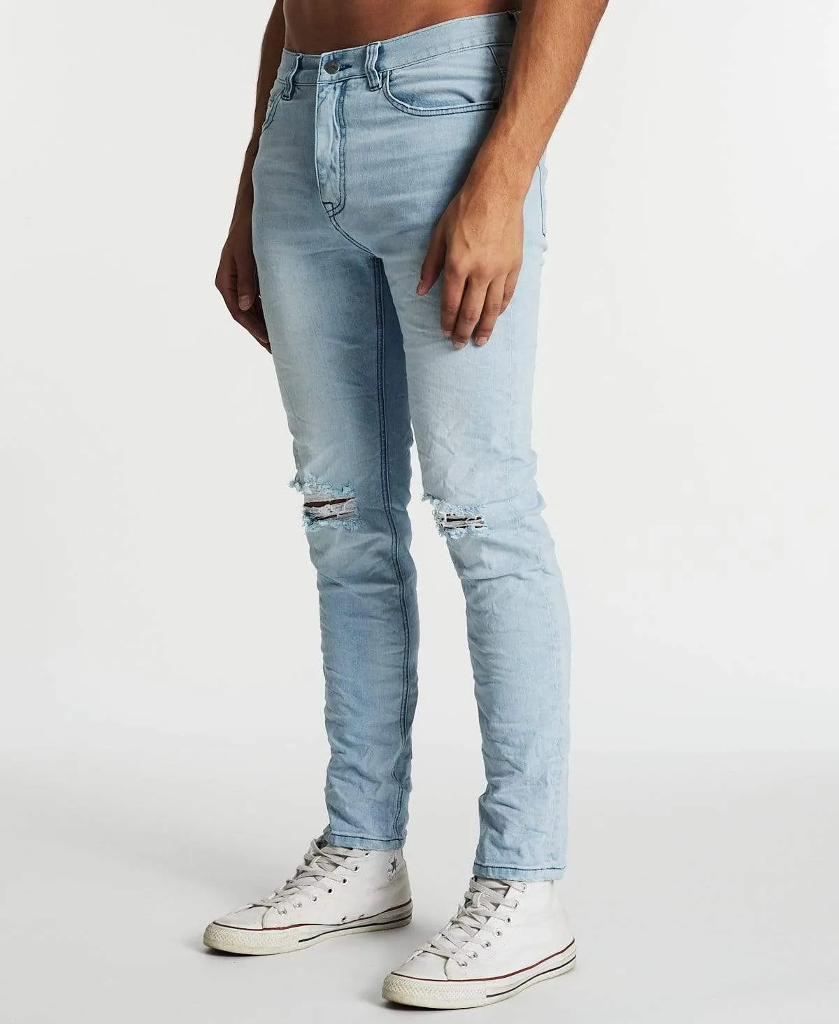 K2 Skinny Jeans Destroyed Defiance Blue sold by Neverland product image thumbnail 3