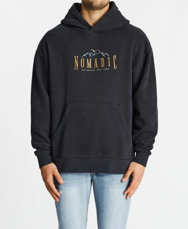 Peaches Relaxed Hoodie Jet Black sold by Neverland