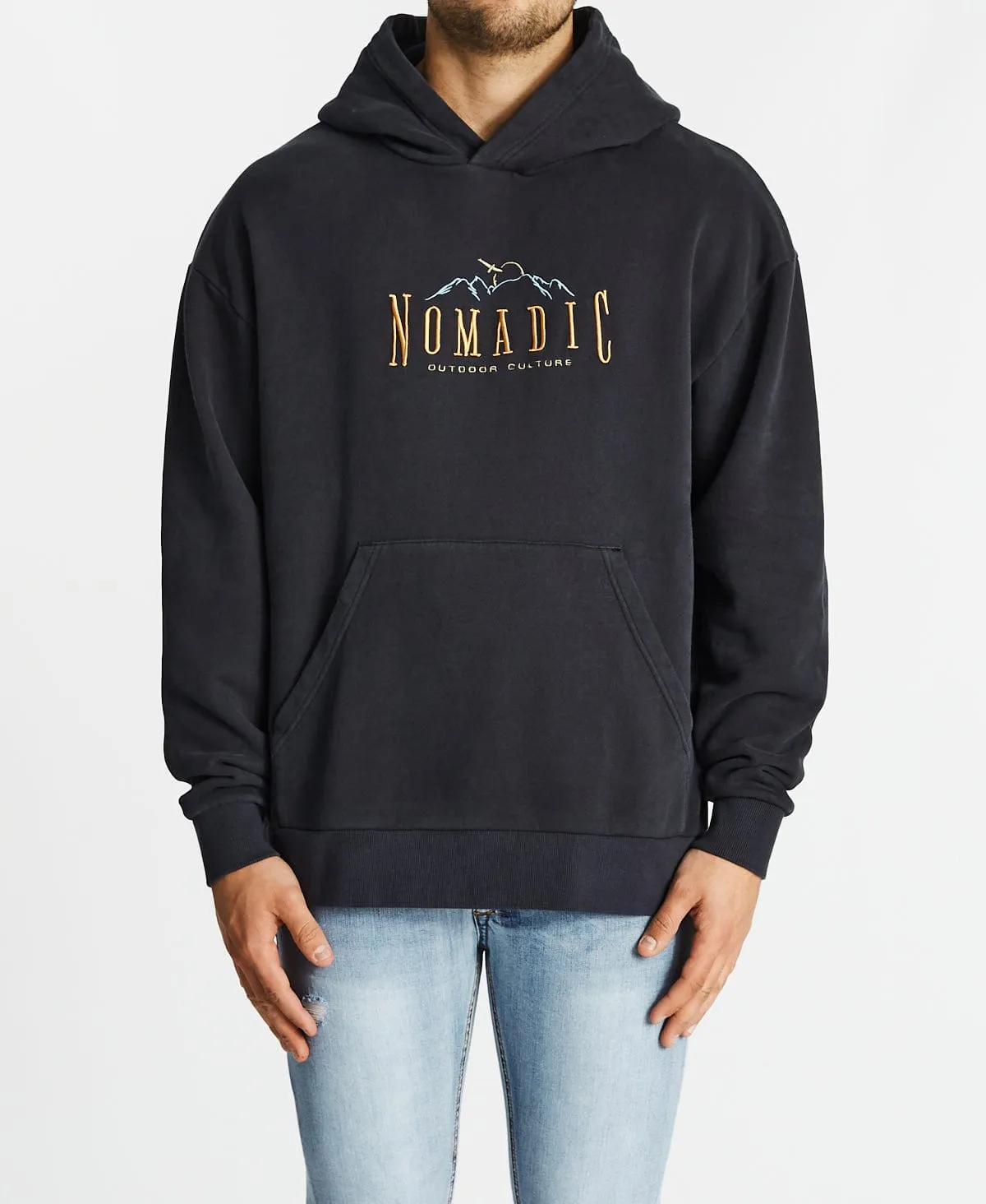 Peaches Relaxed Hoodie Jet Black sold by Neverland