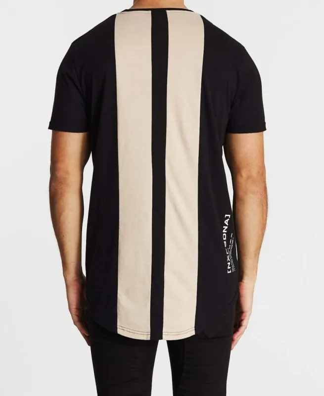 Downcast Cape Back T-Shirt Jet Black sold by Neverland
