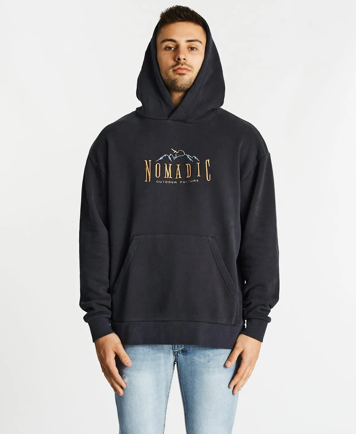 Peaches Relaxed Hoodie Jet Black sold by Neverland product image thumbnail 5