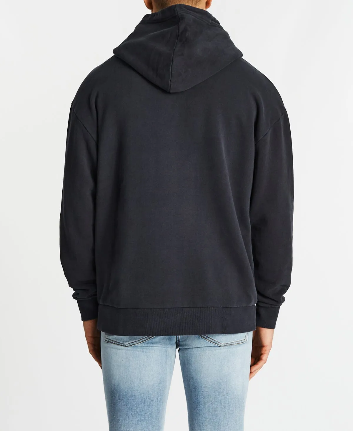 Peaches Relaxed Hoodie Jet Black sold by Neverland product image thumbnail 2
