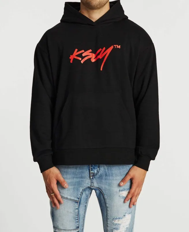 Storm Relaxed Hoodie Jet Black sold by Neverland