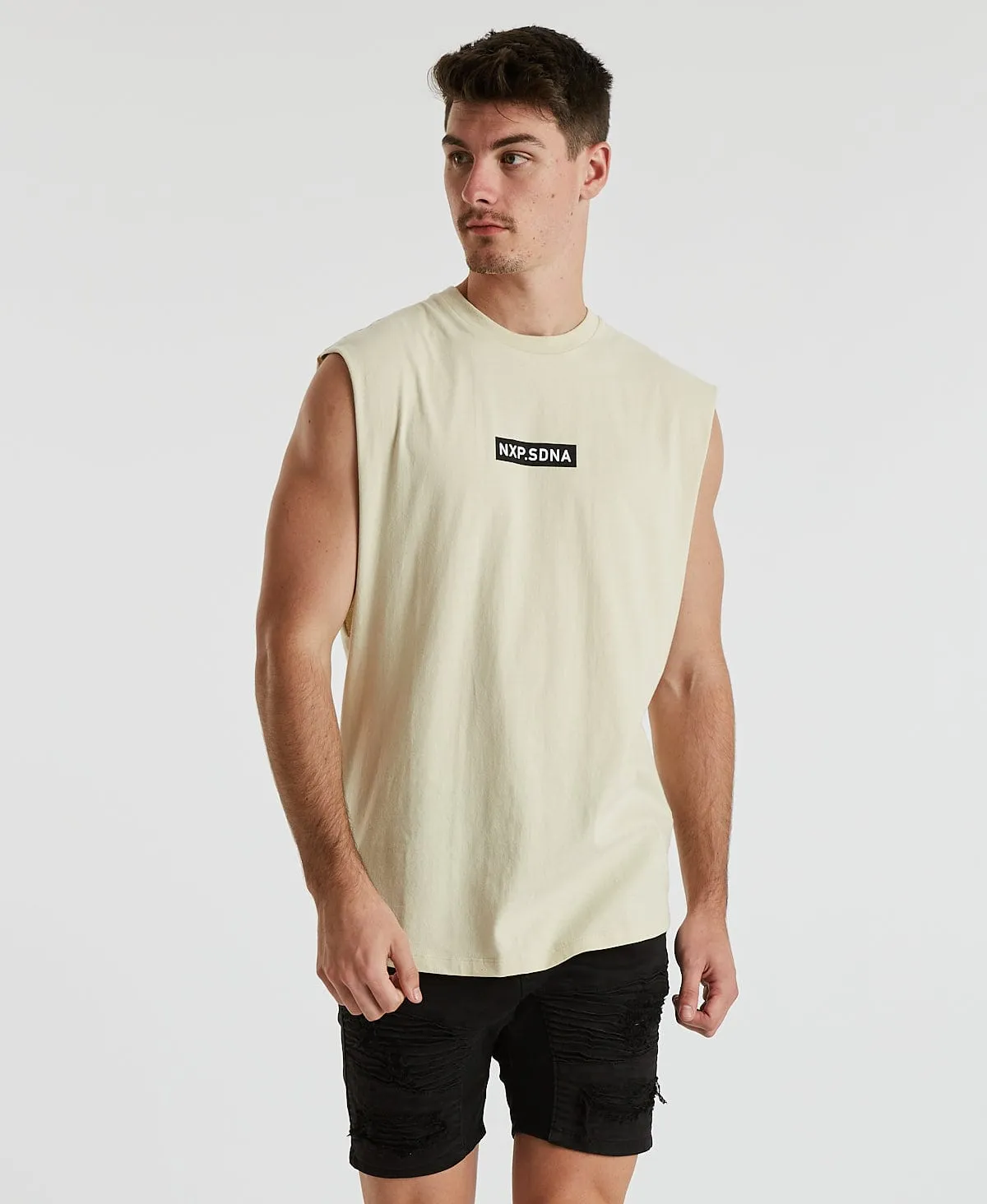 Mission Scoop Back Muscle Tee Sand sold by Neverland product image thumbnail 3