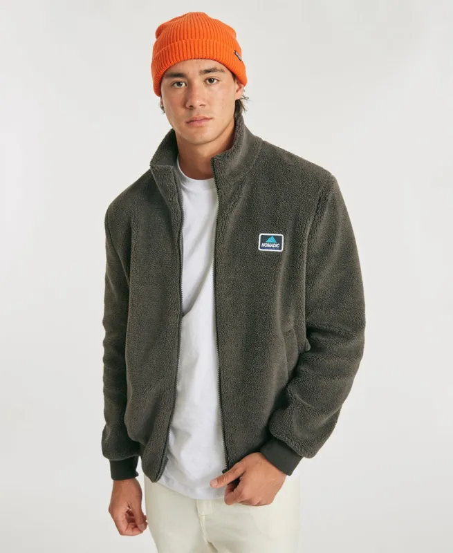 Stockholm Sherpa Jacket Asphalt Grey sold by Neverland