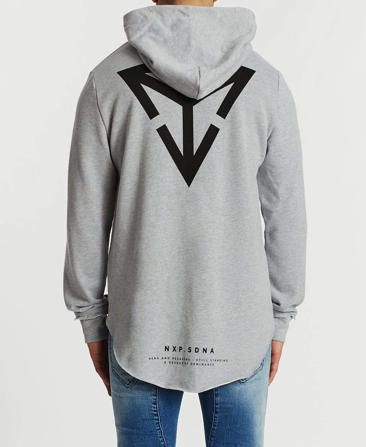 Emptiness Dual Curve Hoodie Grey Marle sold by Neverland product image thumbnail 2