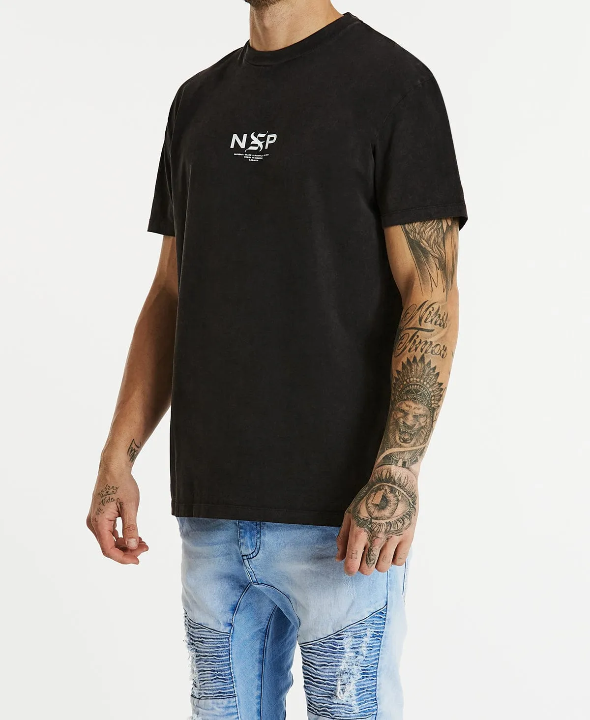 Spaceboy Relaxed T-Shirt Pigment Black sold by Neverland product image thumbnail 4