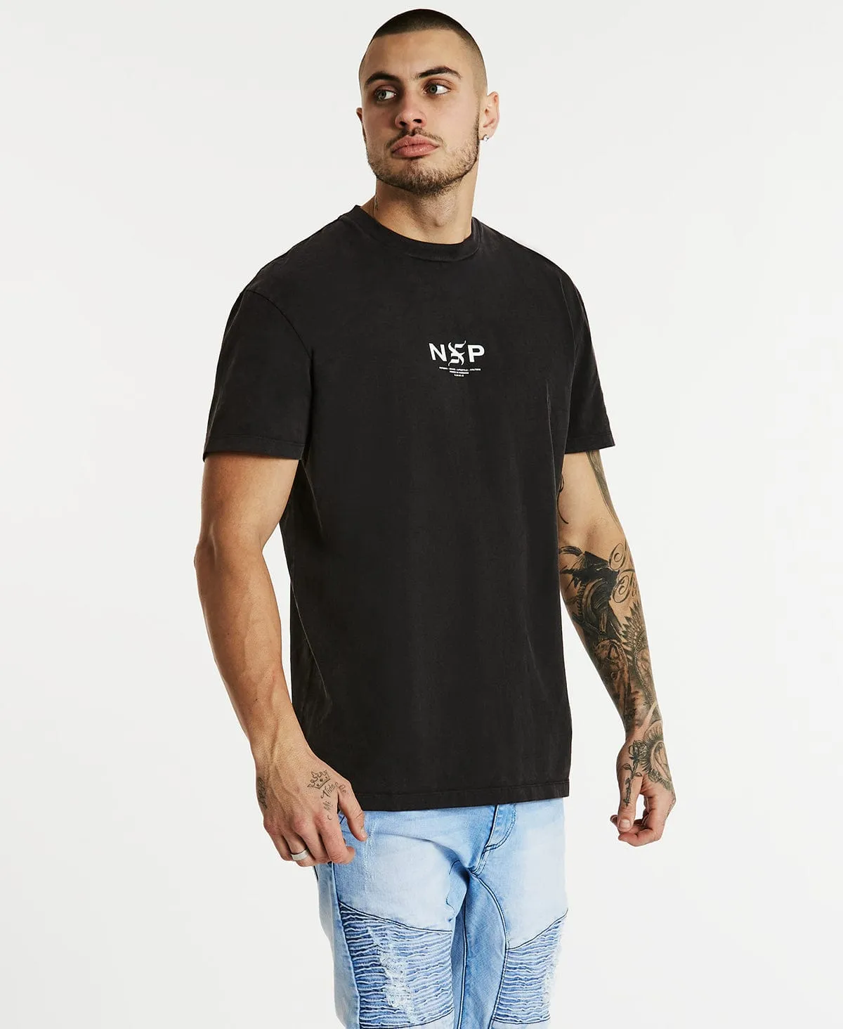 Spaceboy Relaxed T-Shirt Pigment Black sold by Neverland product image thumbnail 2