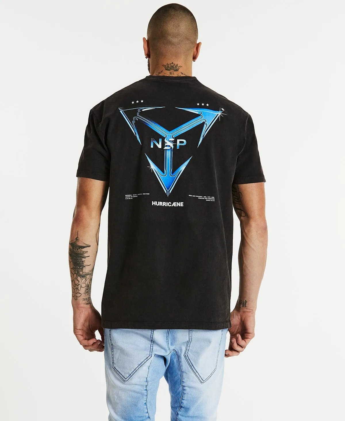 Spaceboy Relaxed T-Shirt Pigment Black sold by Neverland