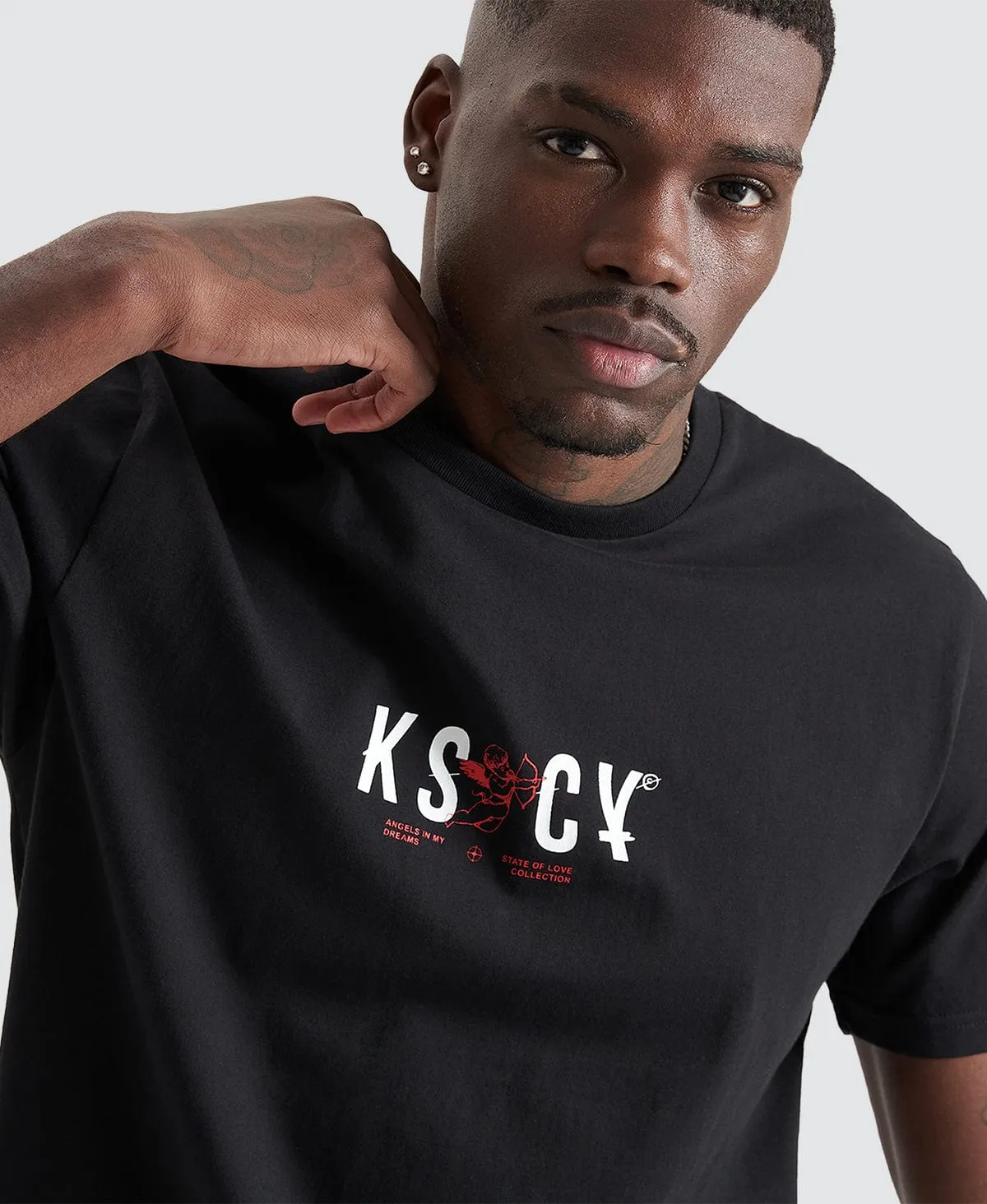 Heathen Dual Curved T-Shirt Black sold by Neverland product image thumbnail 2