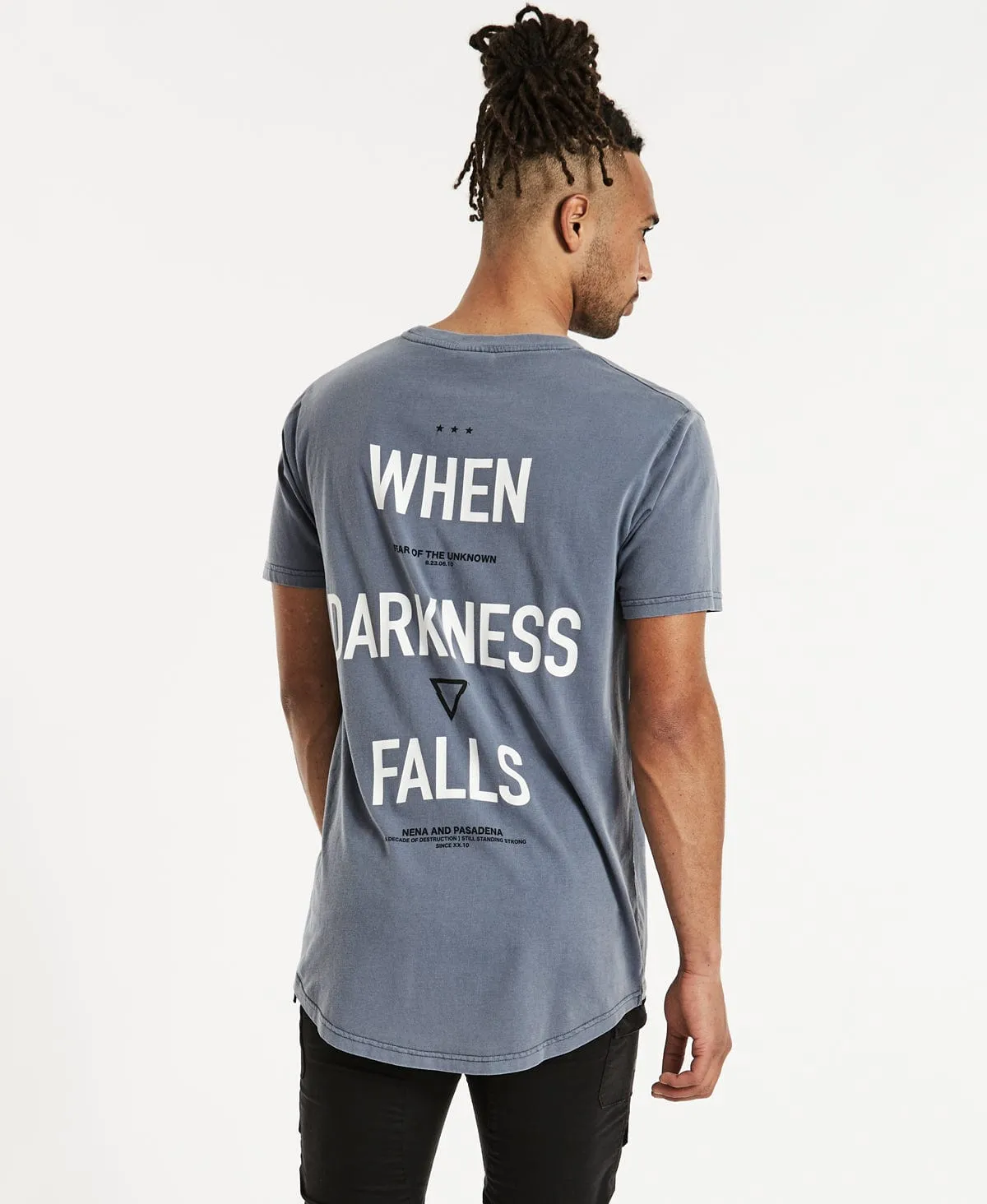 Broken Cape Back T-Shirt Pigment Folkstone Grey sold by Neverland