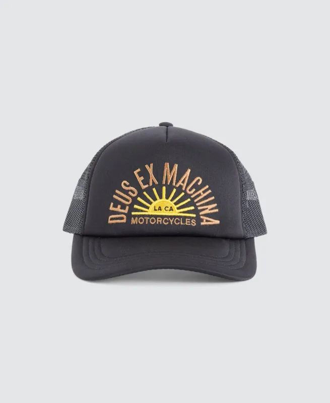 Sunflare Trucker Cap Black sold by Neverland