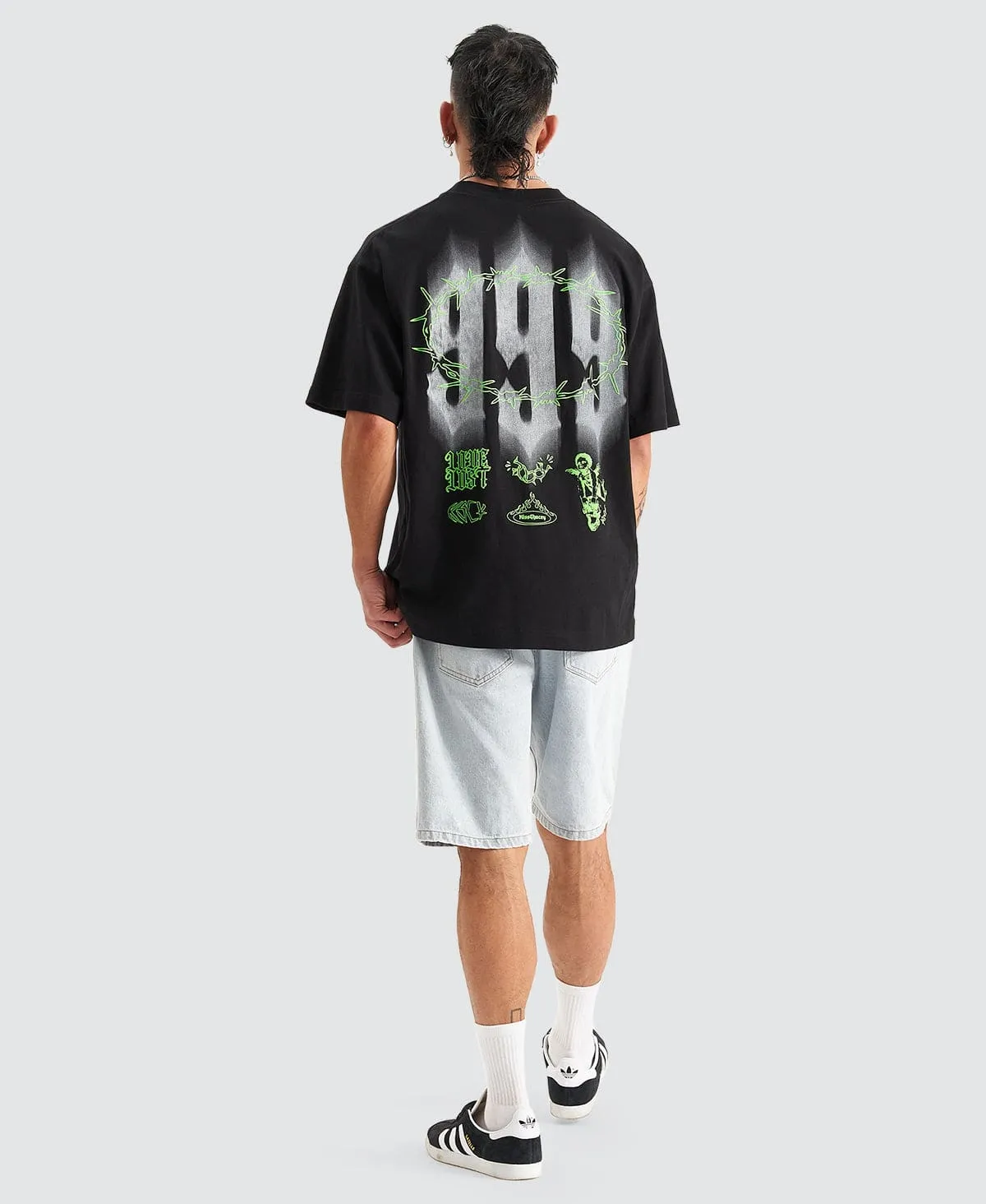 Prison Heavy Street Tee Jet Black sold by Neverland product image thumbnail 4