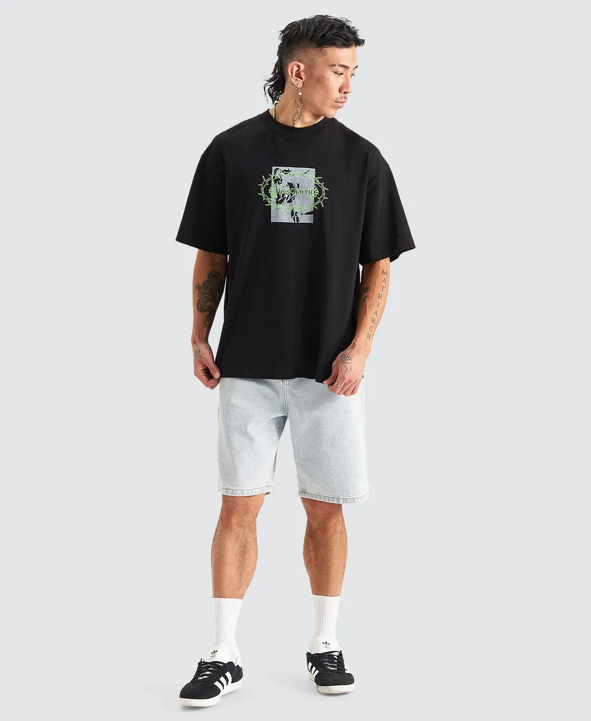 Prison Heavy Street Tee Jet Black sold by Neverland product image thumbnail 5