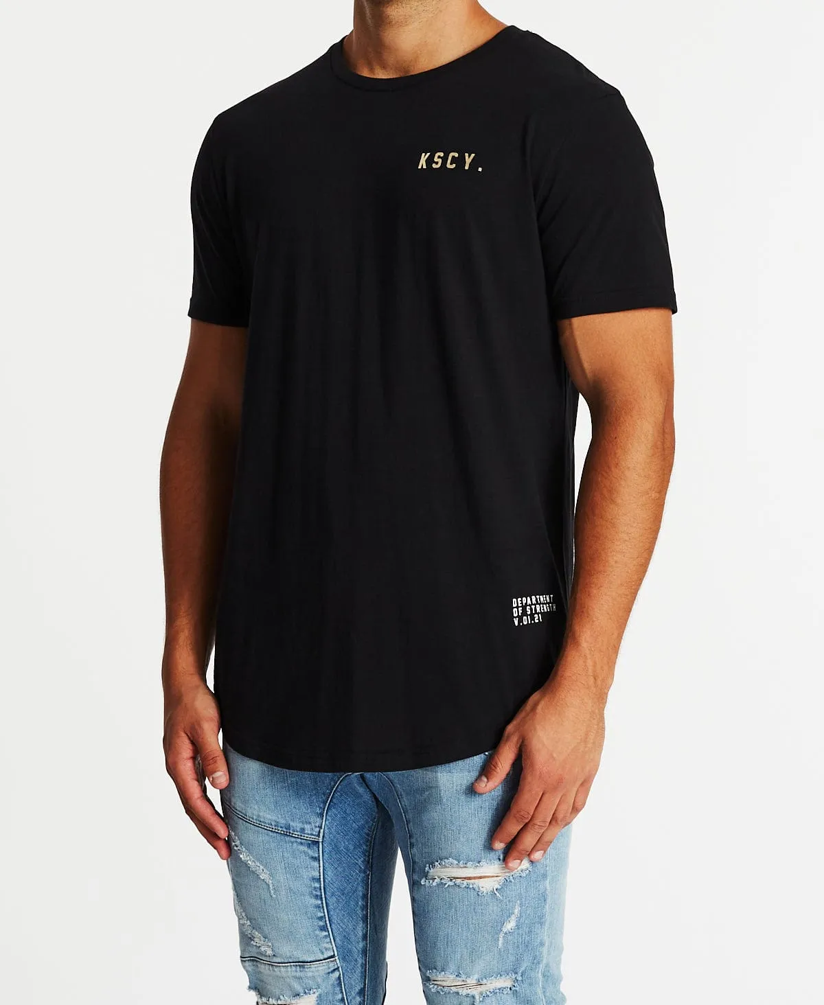 Powershifter Dual Curved T-Shirt Jet Black sold by Neverland product image thumbnail 3