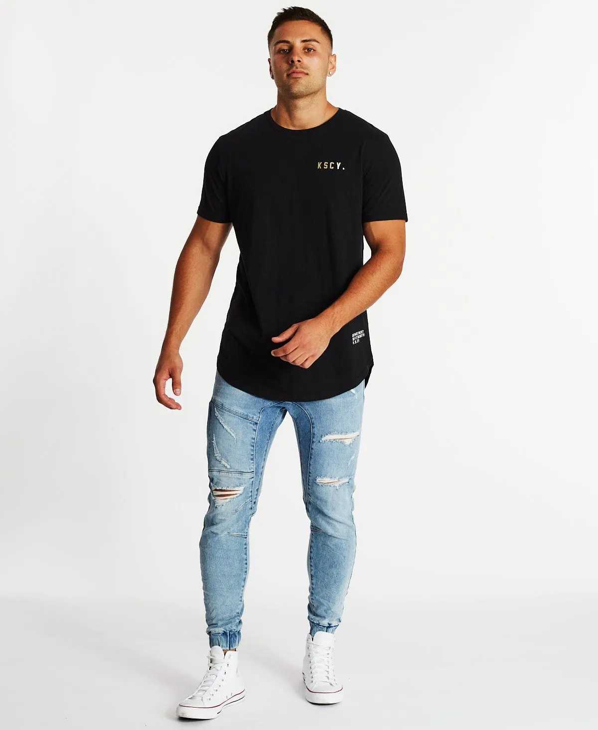 Powershifter Dual Curved T-Shirt Jet Black sold by Neverland product image thumbnail 4