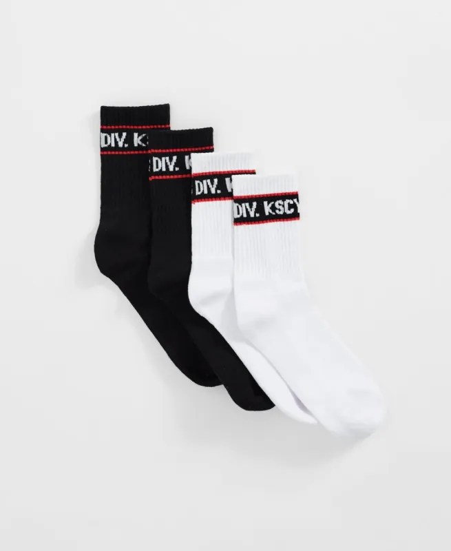 Ranger Mid Socks 2 Pack Multi Colour sold by Neverland