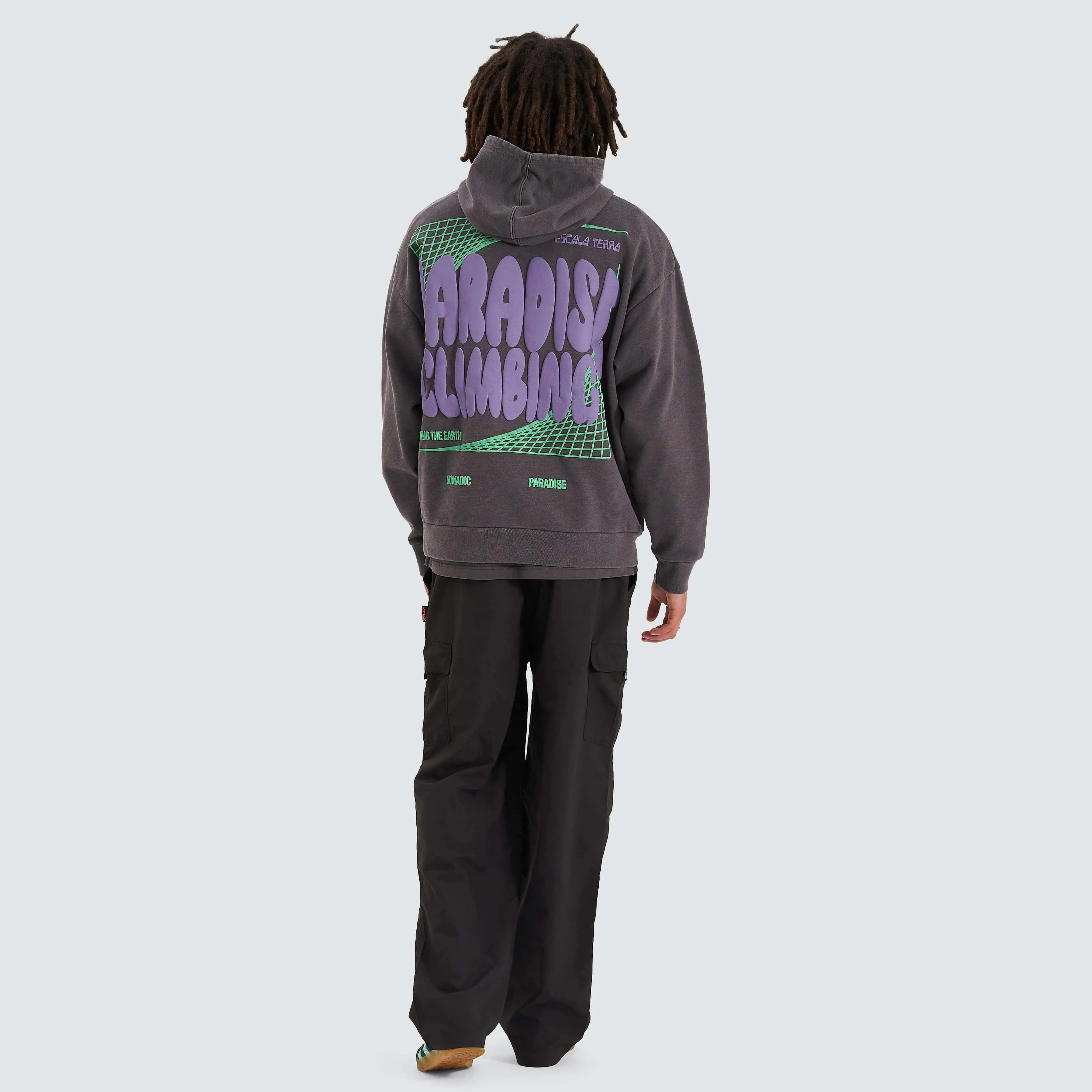 Wireframe Oversized Hoodie Pigment Asphalt sold by Neverland product image thumbnail 4