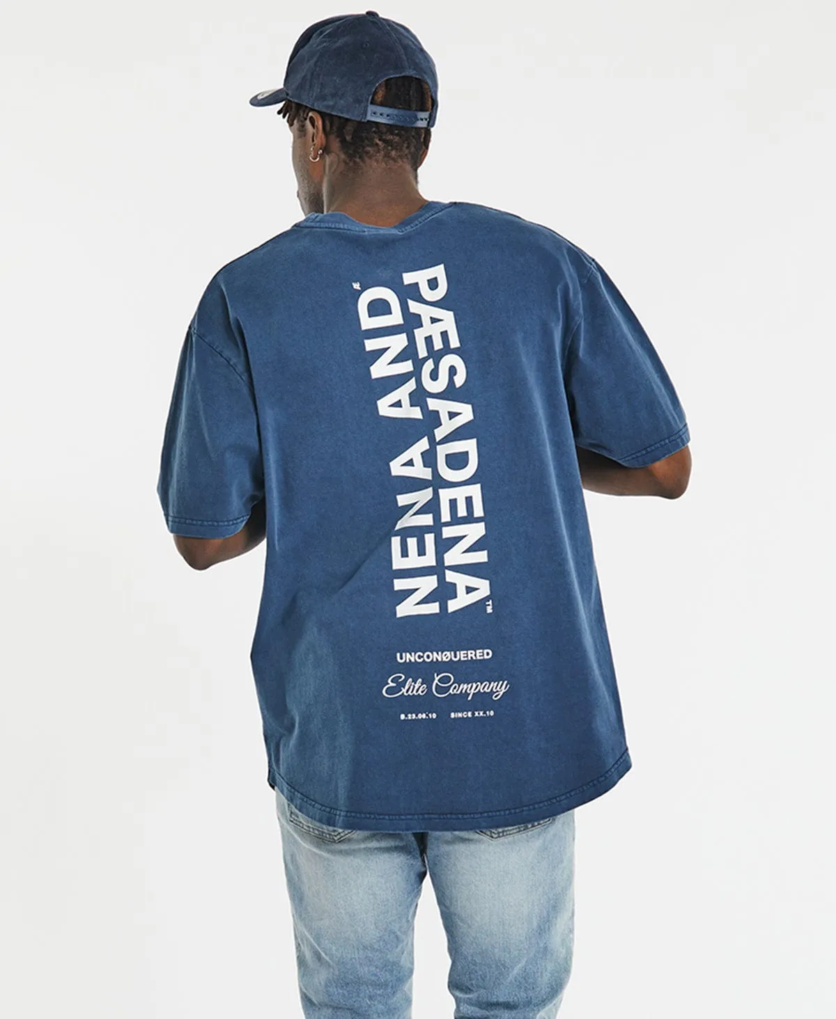 Status Box Fit Scoop T-Shirt Pigment Insignia Blue sold by Neverland product image thumbnail 3