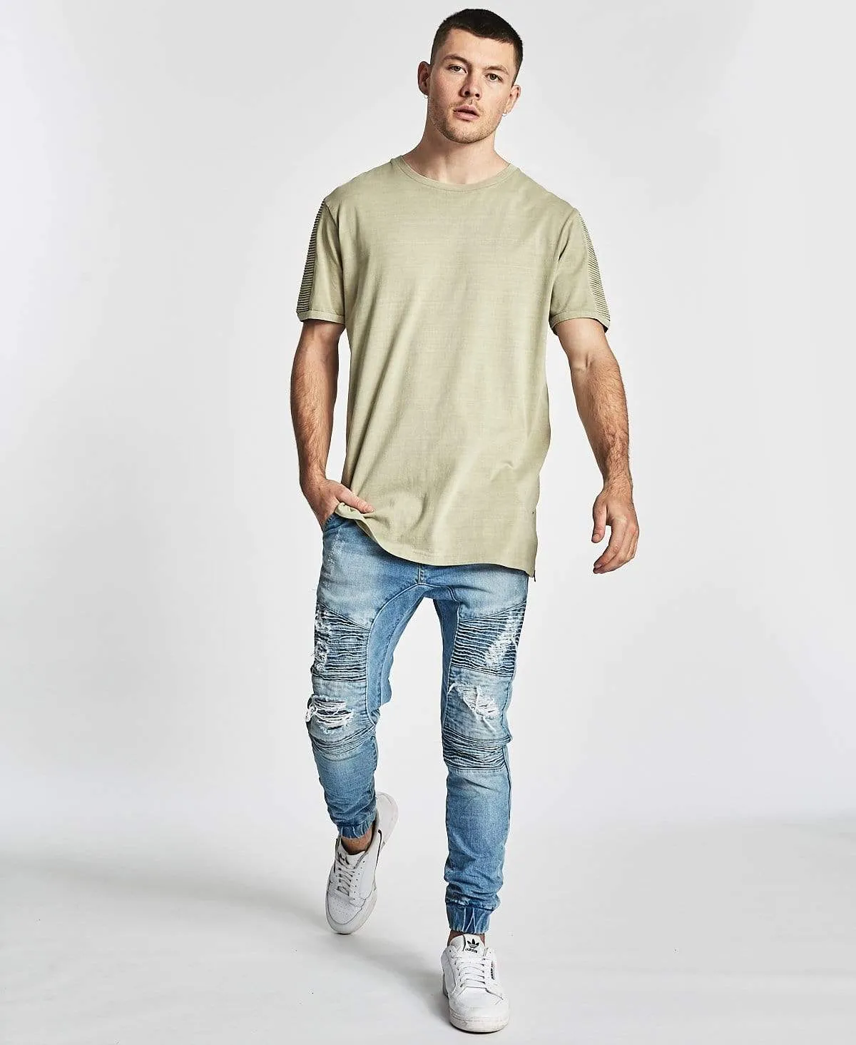 Jumpshot T-Shirt Pigment Khaki sold by Neverland product image thumbnail 4