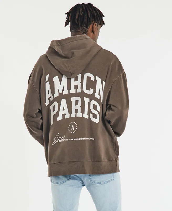 Ambition Relaxed Hoodie Cocoa Brown sold by Neverland