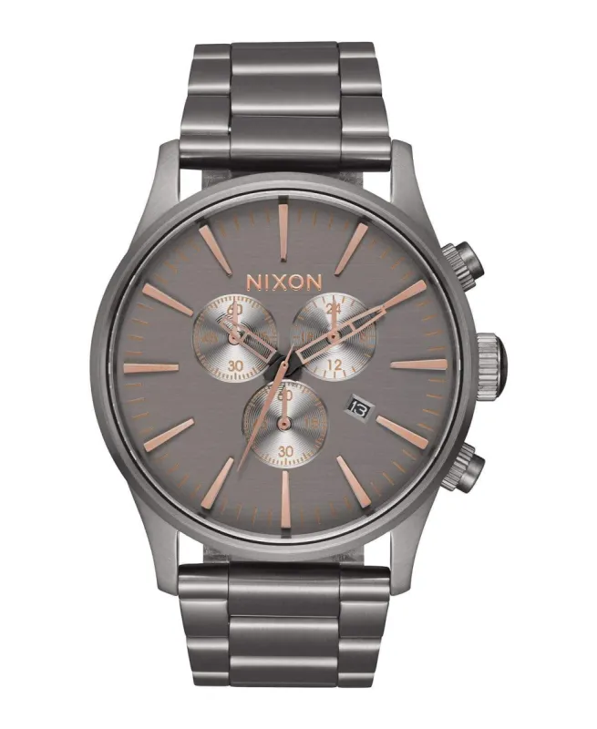 Sentry Chrono Gunmetal/Rose Gold sold by Neverland