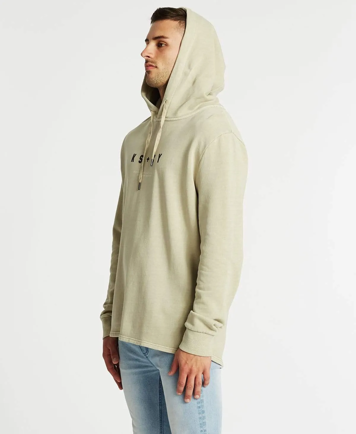 Paris Division Scoop Back Hoodie Pigment Sand sold by Neverland product image thumbnail 5