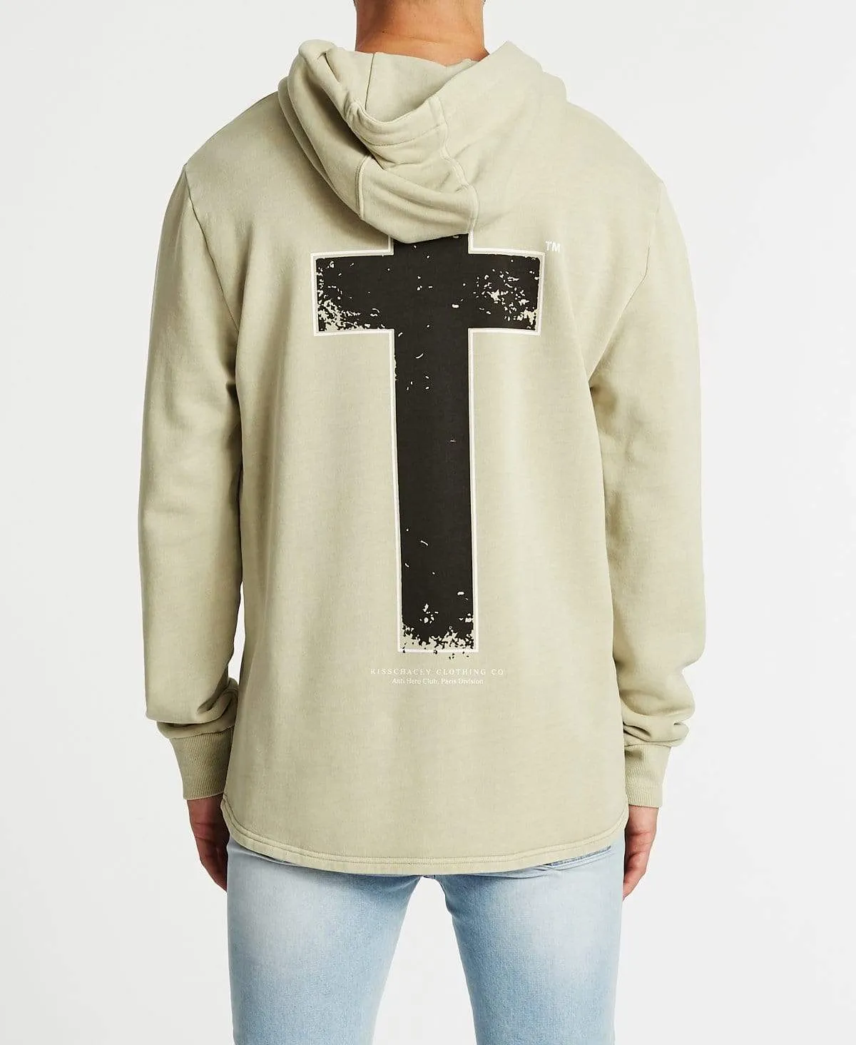 Paris Division Scoop Back Hoodie Pigment Sand sold by Neverland