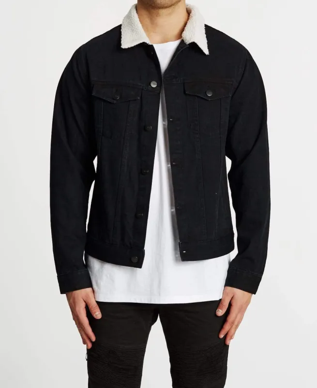 Boneyard Trucker Jacket Vintage Black sold by Neverland