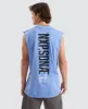 Underdog Scoop Back Muscle Tee Pigment Blue sold by Neverland