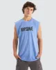 Underdog Scoop Back Muscle Tee Pigment Blue sold by Neverland