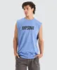 Underdog Scoop Back Muscle Tee Pigment Blue sold by Neverland