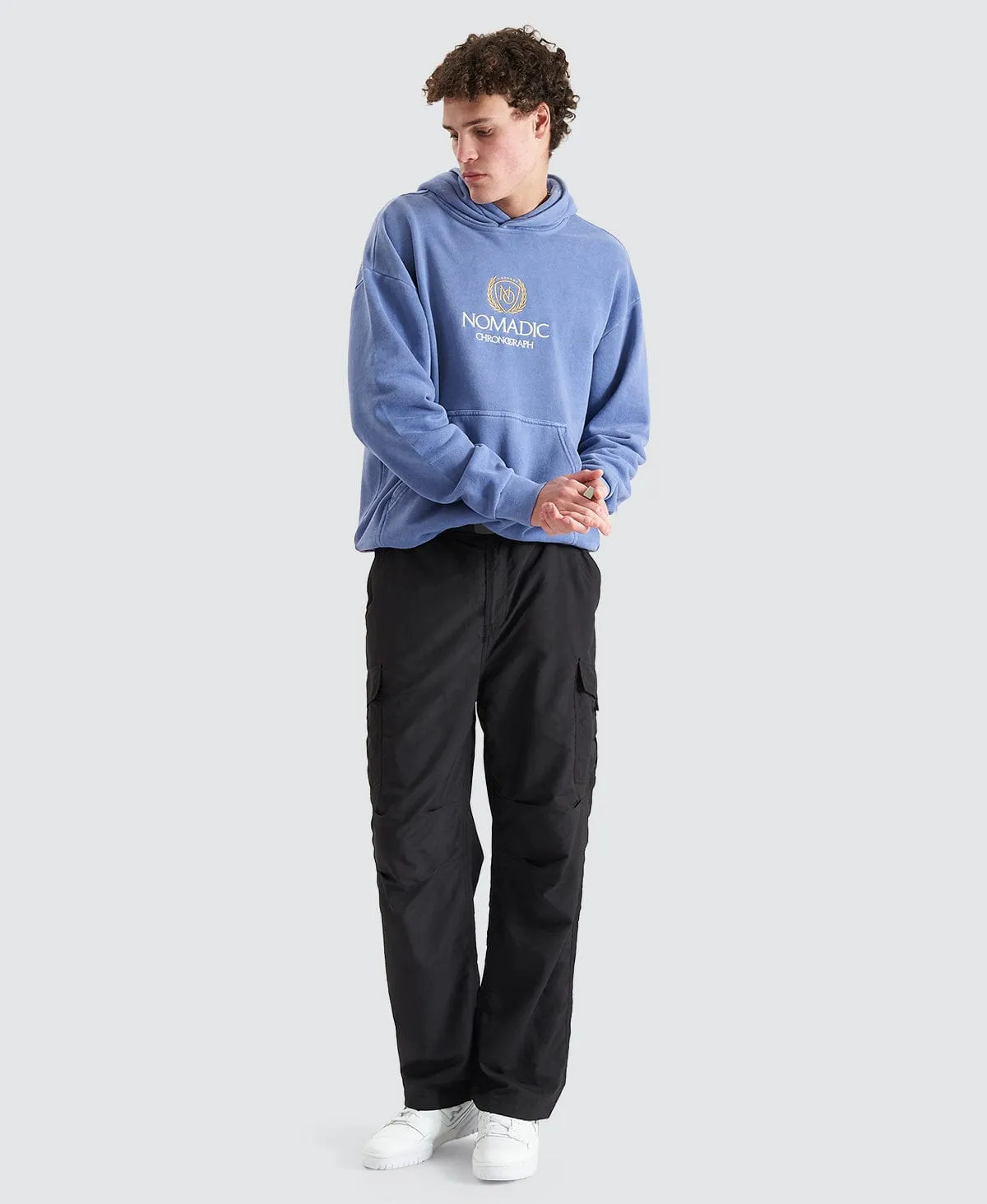 Fairway Relaxed Hooded Sweater Pigment Velvet Morning sold by Neverland product image thumbnail 5