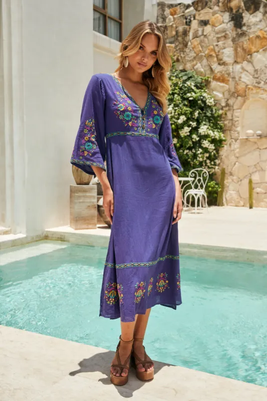 Empress Embroidered Dress - Majesty sold by Nine Lives Bazaar