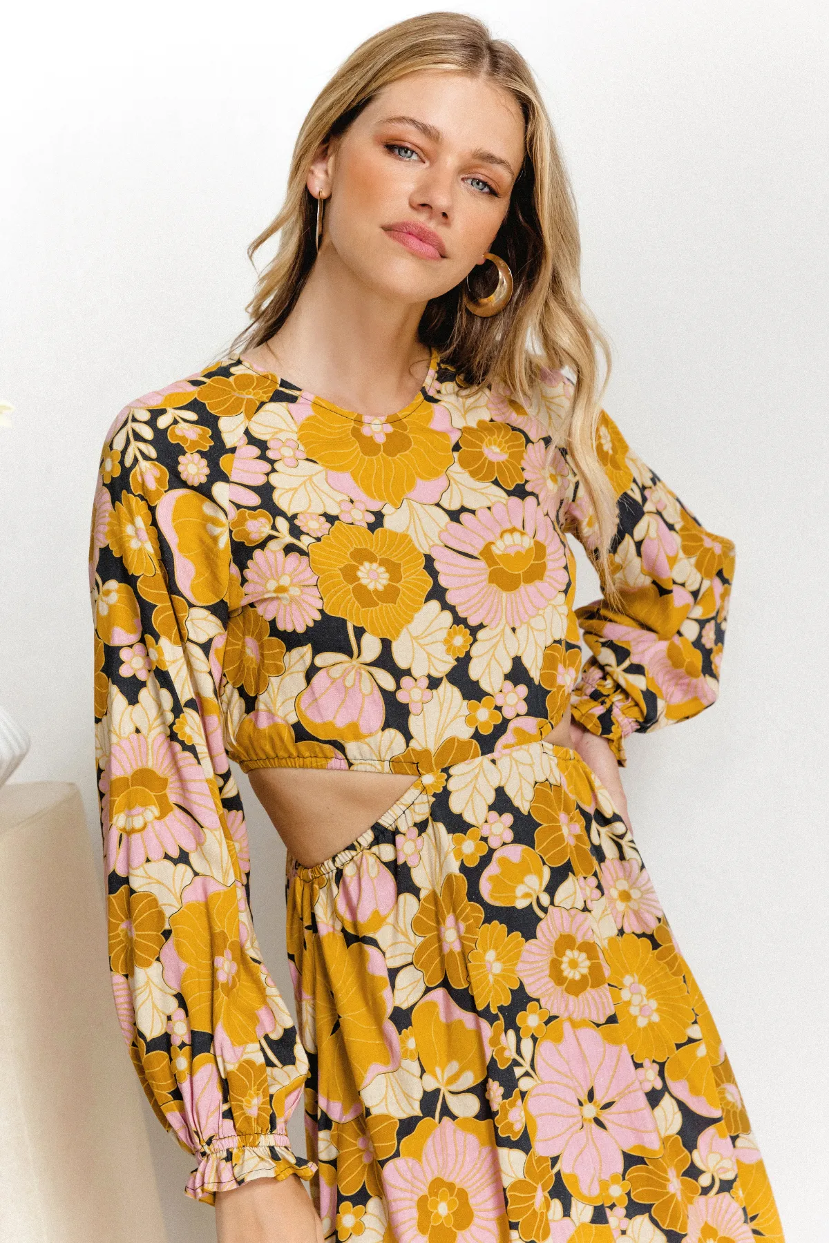 Andie Midi Dress - Wildflower sold by Nine Lives Bazaar product image thumbnail 3