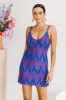 Mimosa Knit Mini Dress - Iris sold by Nine Lives Bazaar