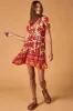 Bloom Mini Dress - Crimson Rose sold by Nine Lives Bazaar